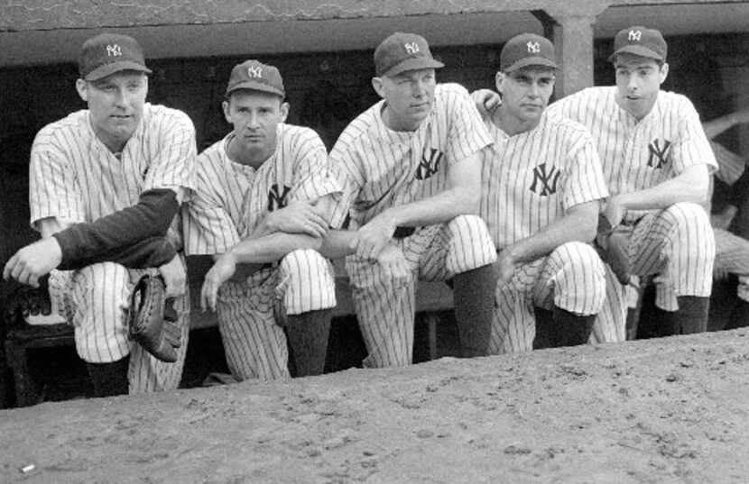 ORG XMIT: *S0425091058* **FILE**In this July 8, 1941 file photo, five New York Yankees...