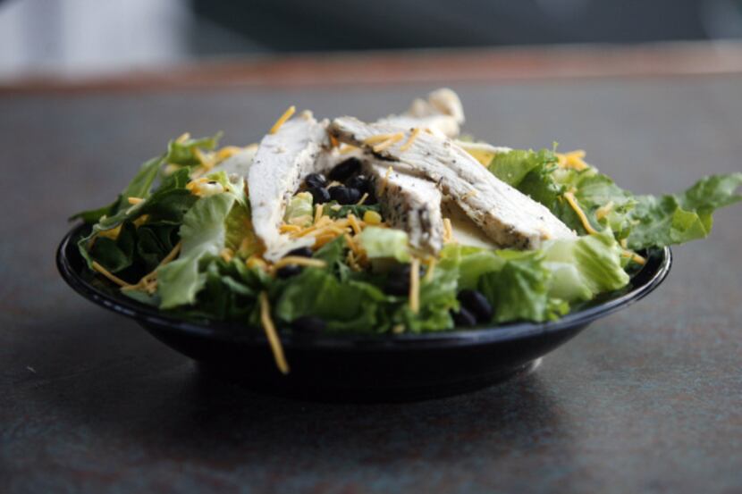 NOT THAT: Looks can be deceiving with this southwest chicken salad. The cheese, fried...