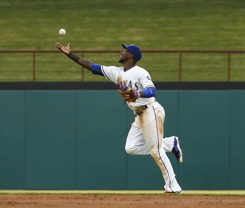 Rangers second baseman Jurickson Profar.