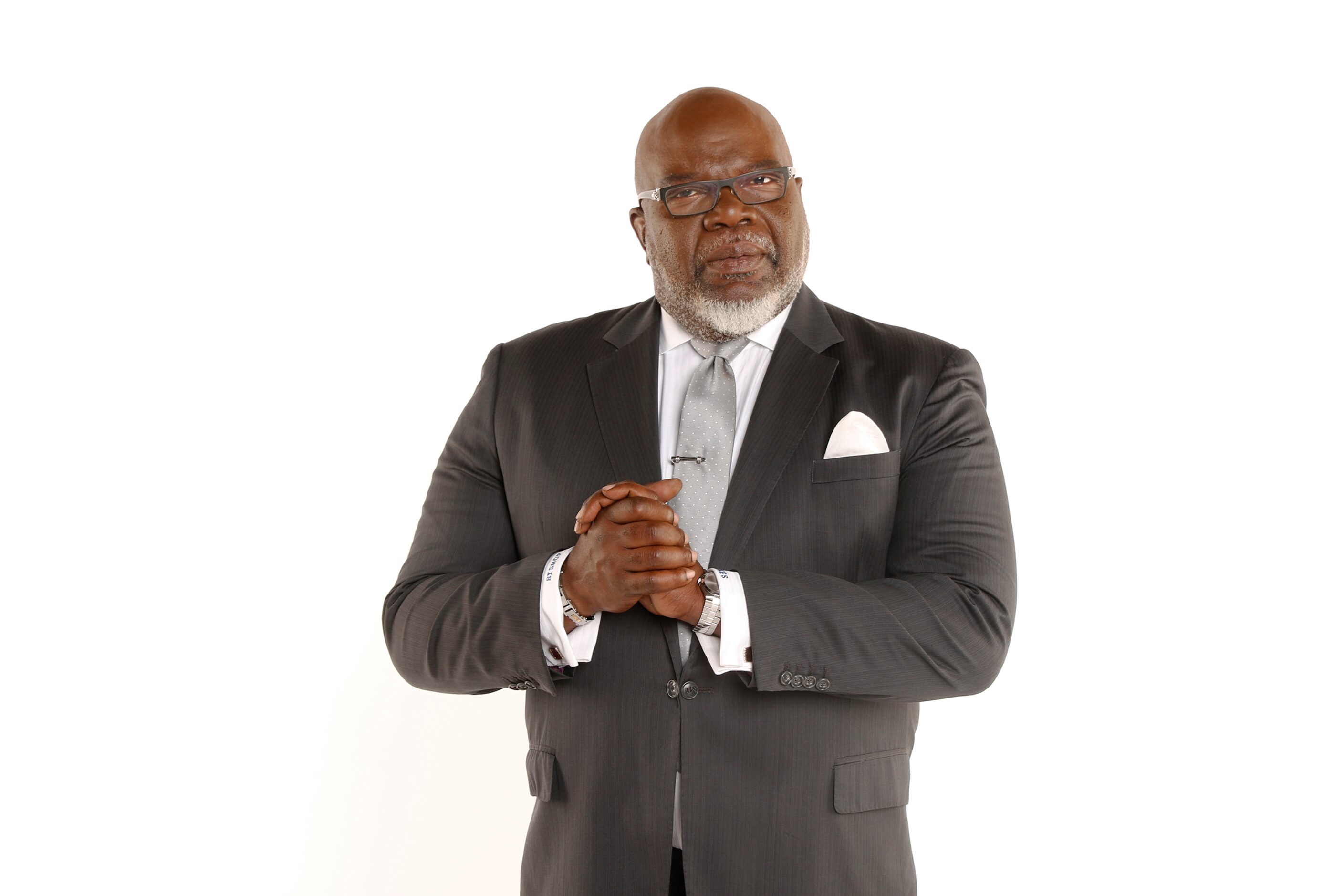 Bishop T. D. Jakes, the senior pastor at the Potter’s House in Dallas, poses in The Dallas...