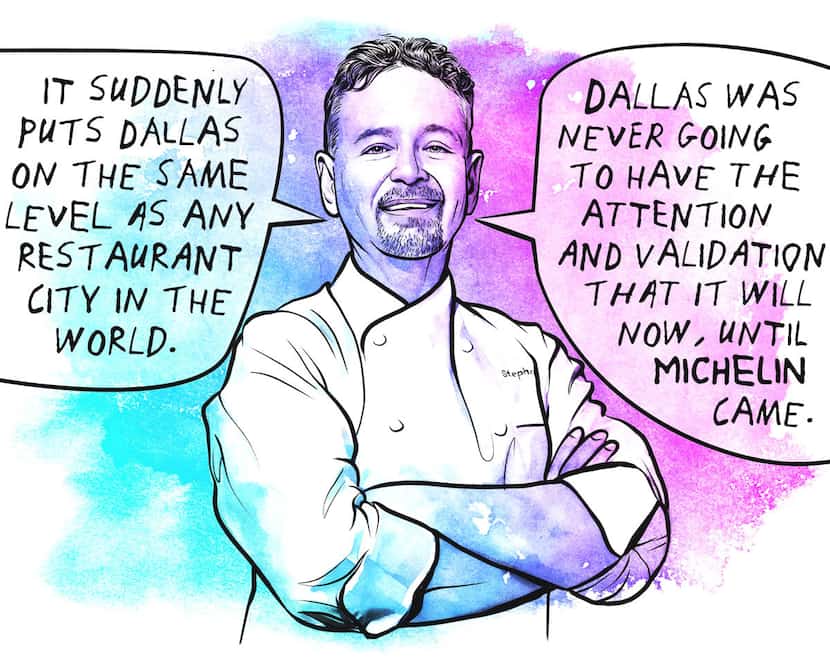 Dallas chef Stephan Pyles reflects on Michelin's long-awaited entry into Texas.