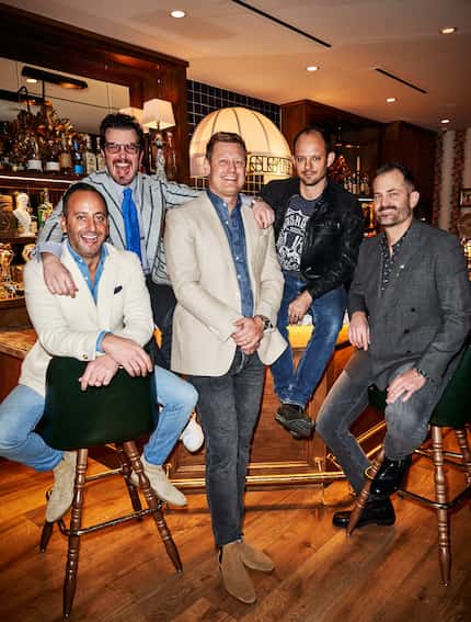 Duro Hospitality is made up of (from left) Benji Homsey, Chas Martin, Ross See, J Chastain...