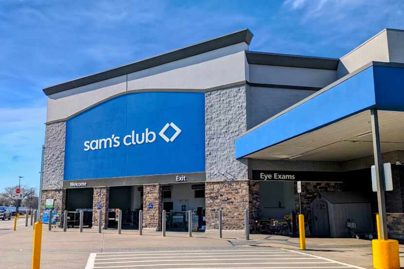 Drawing of the new storefront coming to the tornado-damaged Sam's Club in Grapevine. Sam's...