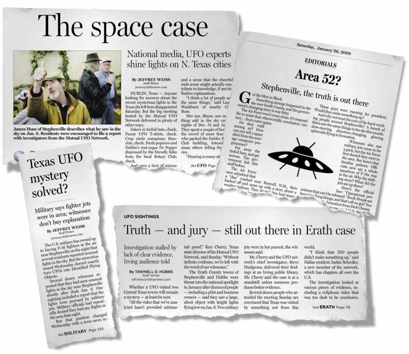 Clips from The Dallas Morning News, 2008