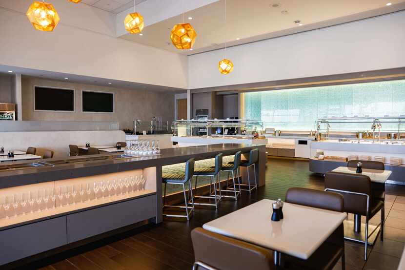 American Airlines' Flagship Lounge in Terminal D at DFW Airport on Tuesday, March 1, 2022.
