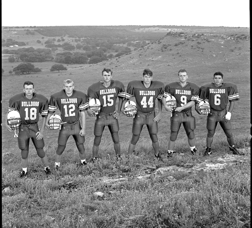 Wilson’s   Mullin Bulldogs Starting Six, Democrat, Texas  is a study of small-town athletes...