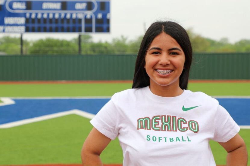 Nimitz High School junior Ximena Zamarron earned a spot on the Mexico Junior Softball...