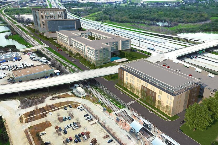 The $300 million Carrollton Gateway project is at I-35E on Broadway.