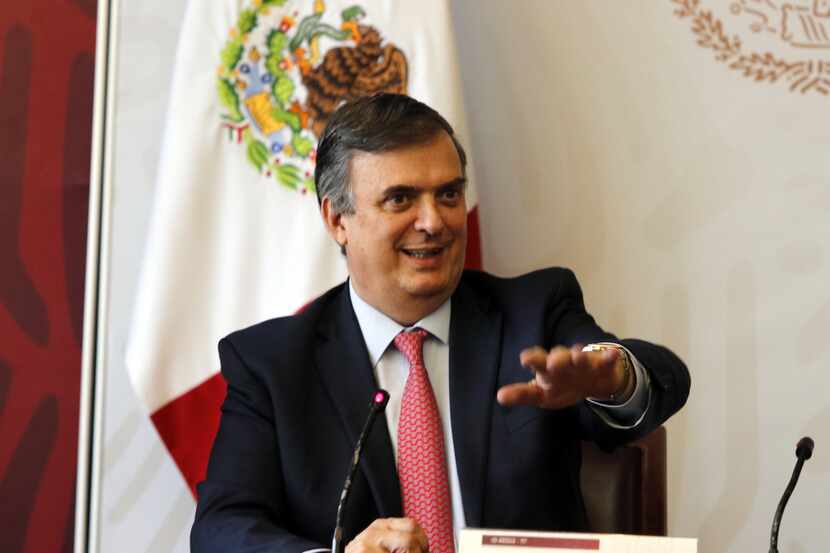 El canciller mexicano Marcelo Ebrard. AGENCIA REFORMA.
