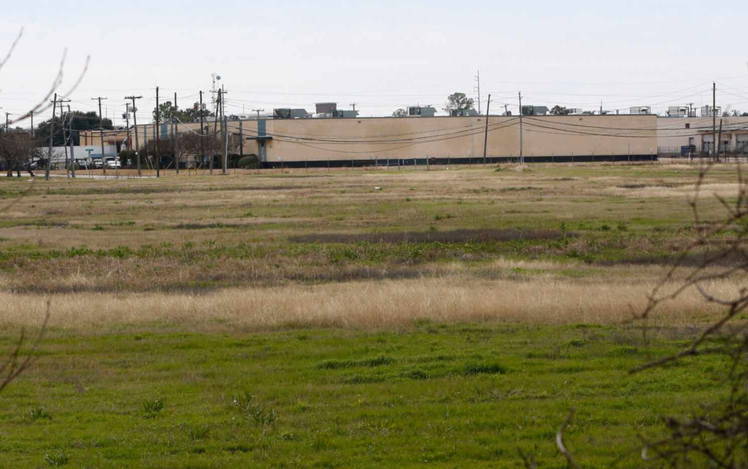 The field where the proposed new Salvation Army would be built is in front of the company...