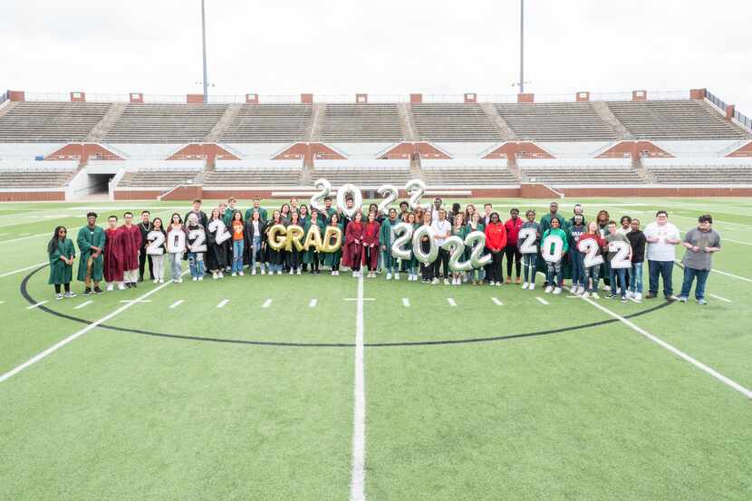 Among Mansfield ISD's 35 sets of sibling multiples graduating this spring, Lake Ridge High...