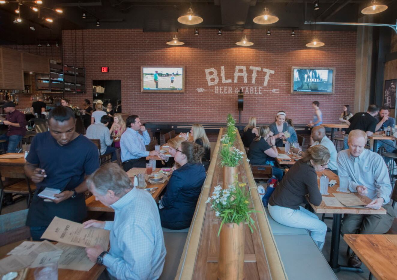 The dining room at Blatt Beer & Table in Preston Hollow Village.  Photographed on Tuesday,...