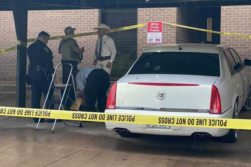 Authorities located the suspect vehicle in Wichita Falls on Tuesday morning.