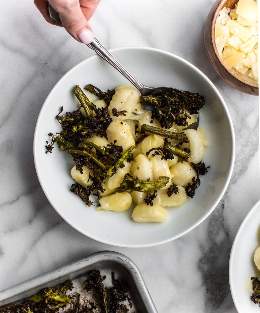 Ricotta Gnocchi With Spicy Broccolini