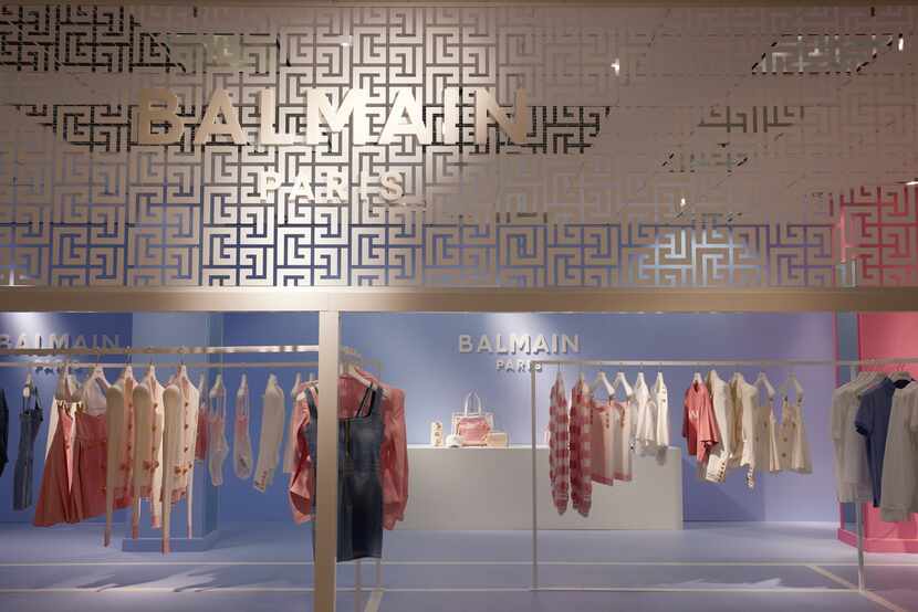 A Balmain popup shop was recently in Neiman Marcus at NorthPark Center to feature the French...