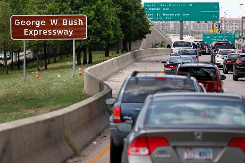 An anonymous donor paid  for the “George W. Bush Expressway” signs along North Central...