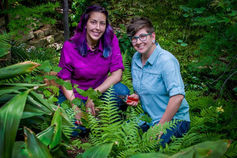 Cynthia Koogler and Amanda Godina, the horticulturists behind Flower Child Plants.