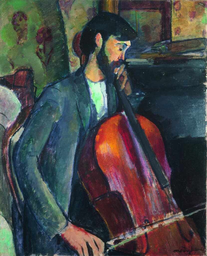 
Amedeo Modigliani (1884 1920), Le Violoncelliste (The Cellist), 1909. Oil on canvas. P67,...