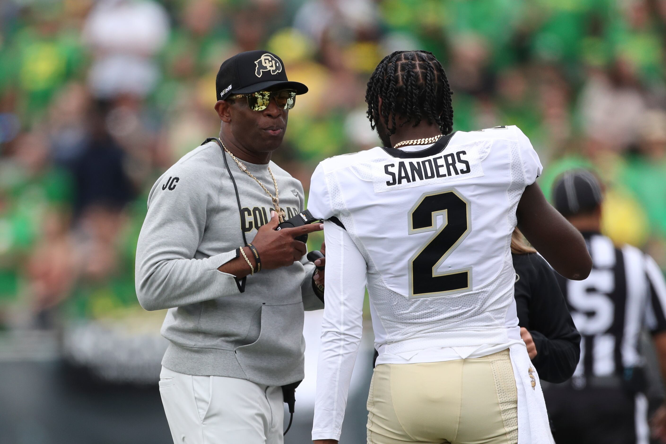 PHOTO: Deion Sanders Jr. has Versace sheets in his SMU dorm