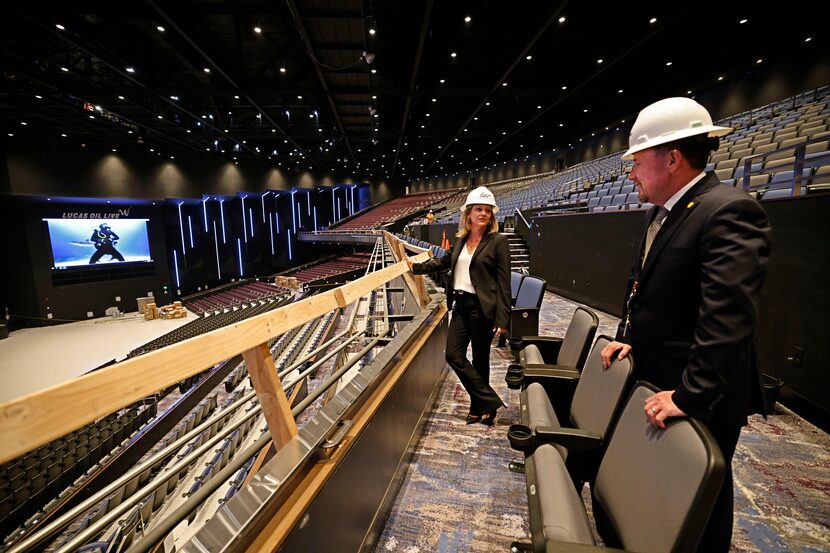 Ya casi está terminado el Lucas Oil Live dentro del casino Winstar en Oklahoma.