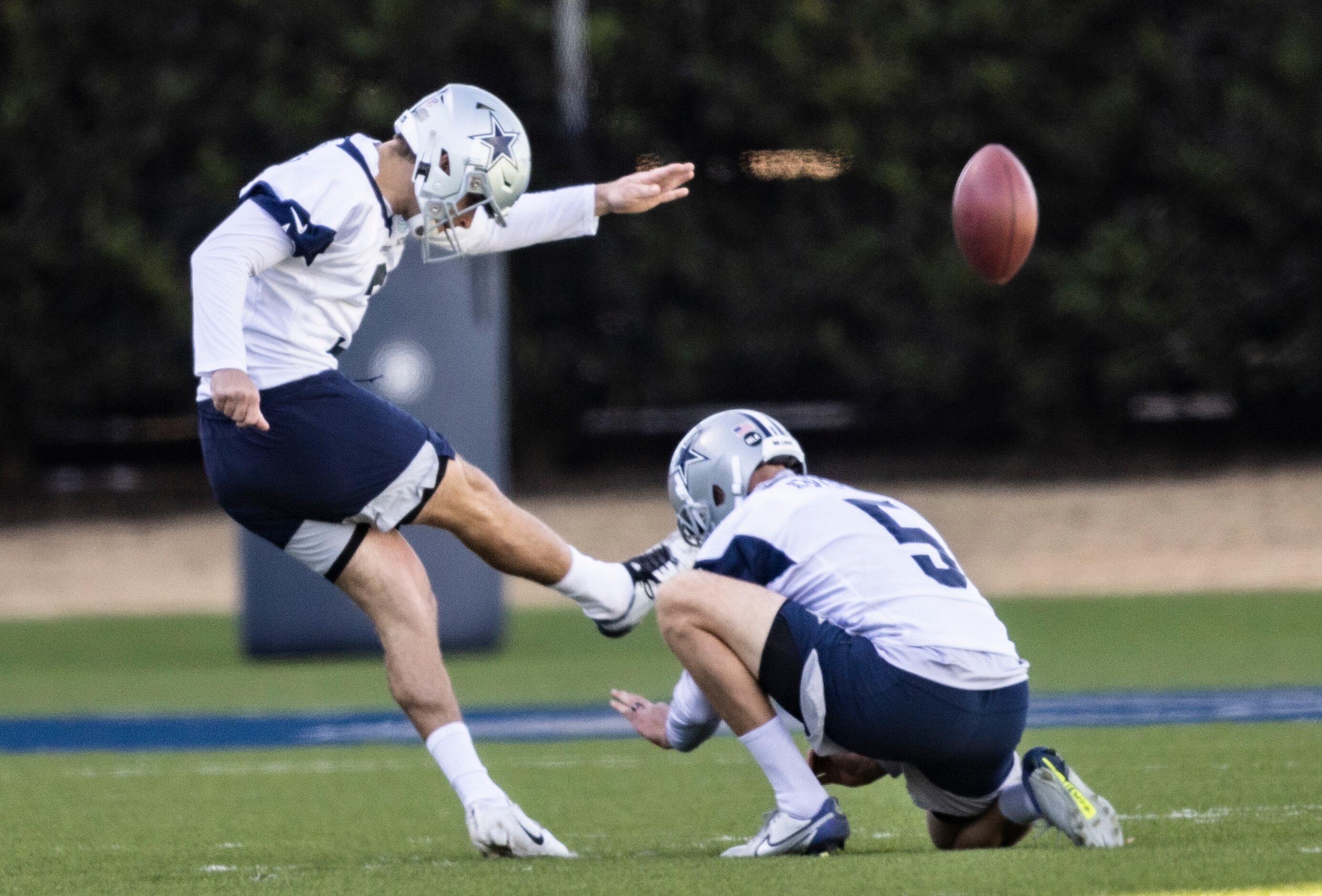 Cowboys cut Lirim Hajrullahu; Brett Maher the only kicker in camp