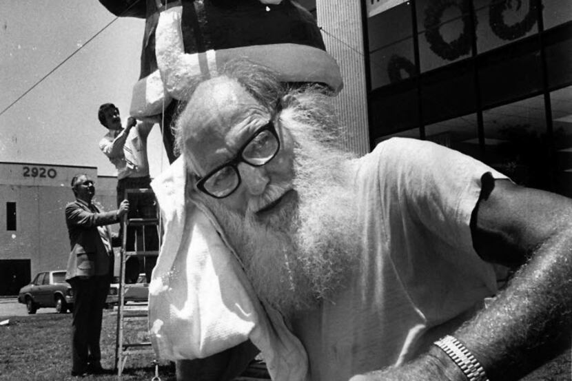 Santa Claus definitely was out of place on June 26, 1980, the hottest day ever in Dallas. ...
