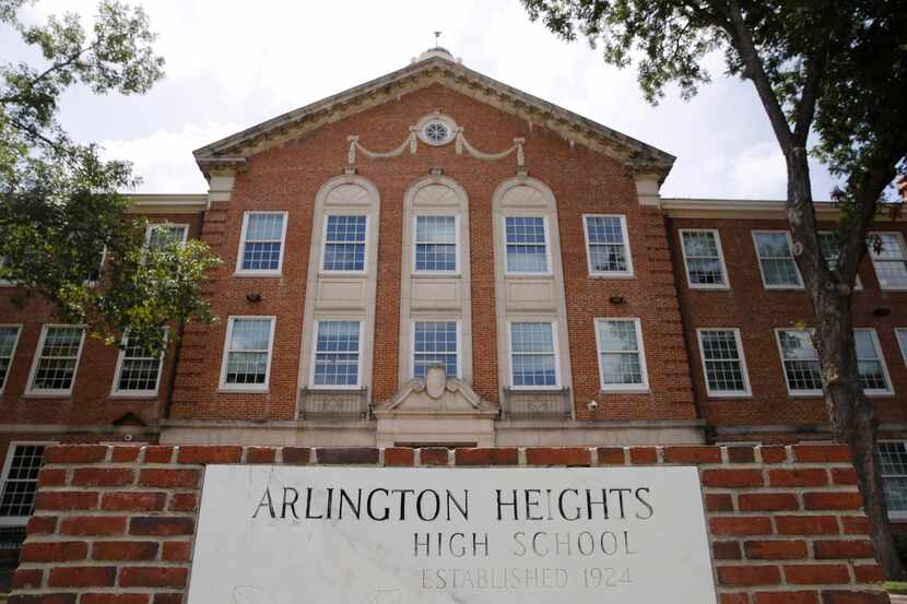 Arlington Heights High School in Fort Worth.