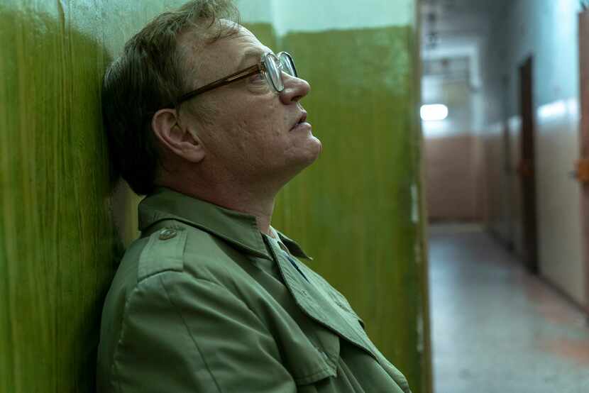 This image released by HBO shows Jared Harris in a scene from Chernobyl. On Tuesday, July...