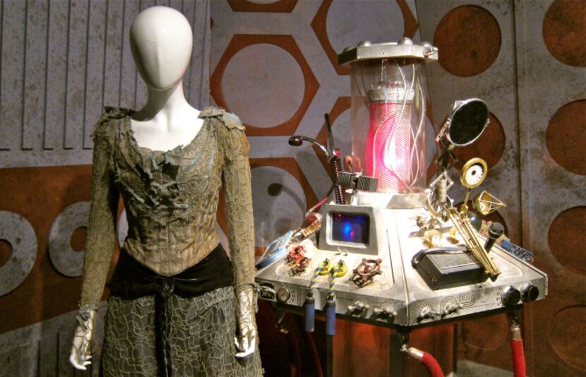 Cool sets are on display at the Doctor Who Experience in Cardiff, Wales.