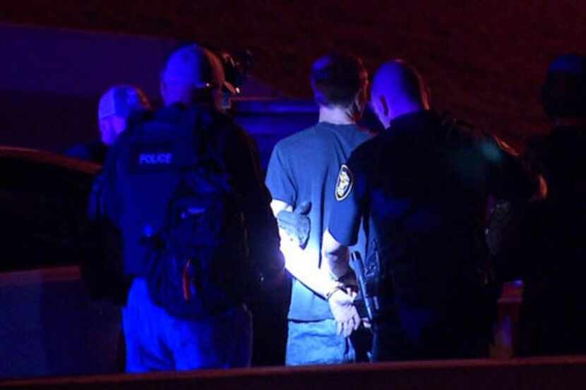  A chase and standoff that began in Fort Worth ended peacefully in Grand Prairie. (NBC5)