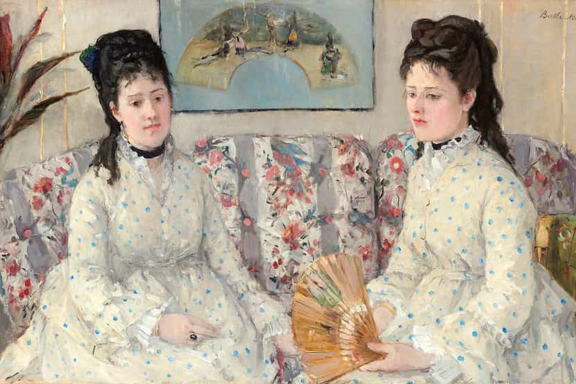 Berthe Morisot's The Sisters (Two Sisters on a Sofa) (National Gallery of Art, Washington /...