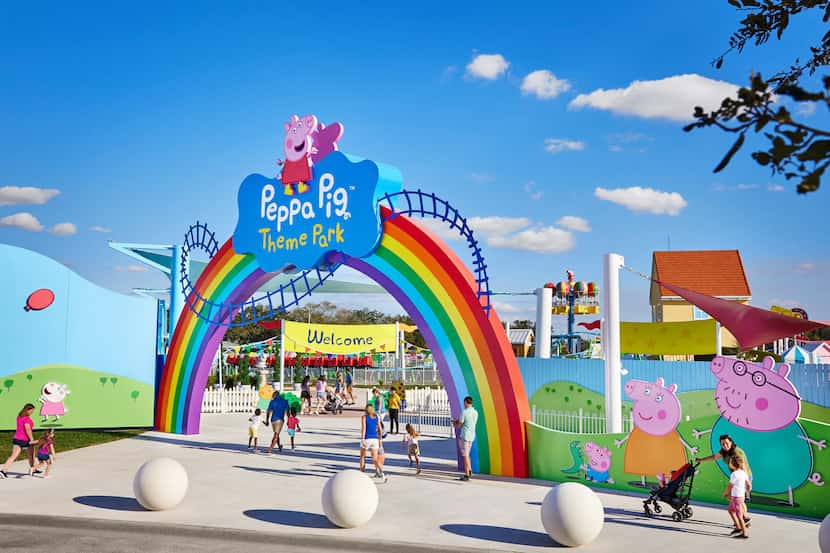Merlin Entertainments will open a Peppa Pig Theme Park in North Richland Hills in 2024, the...