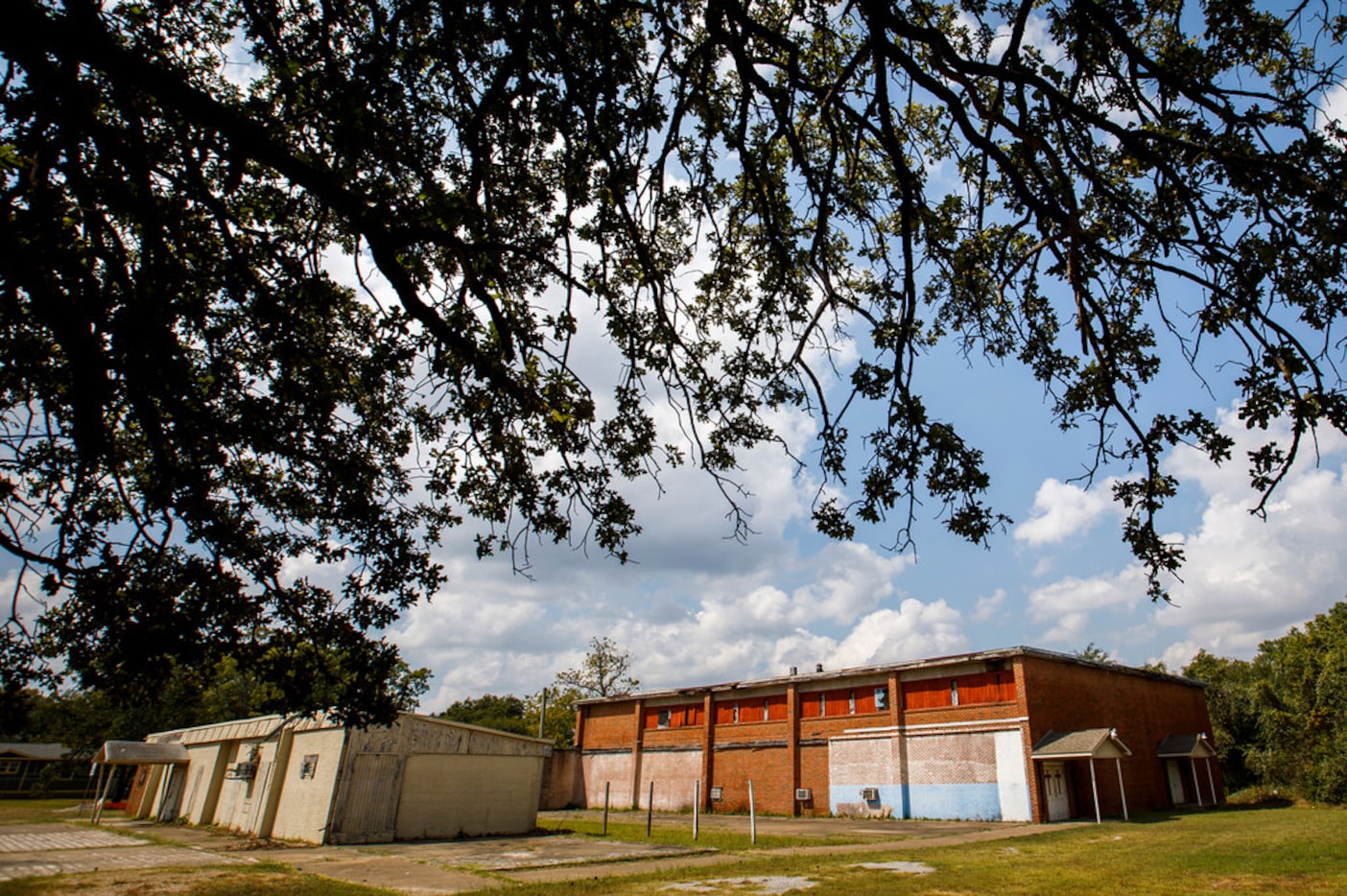 The former all-black school in Joppa, which Habitat for Humanity now owns and is trying to...