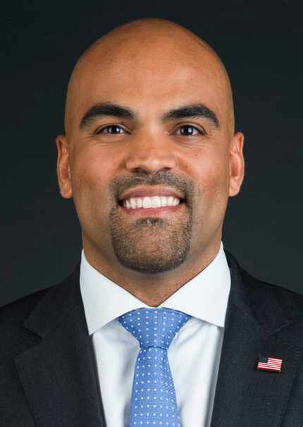 Congressman-elect Colin Allred, as photographed in The Dallas Morning News photo studio, on...