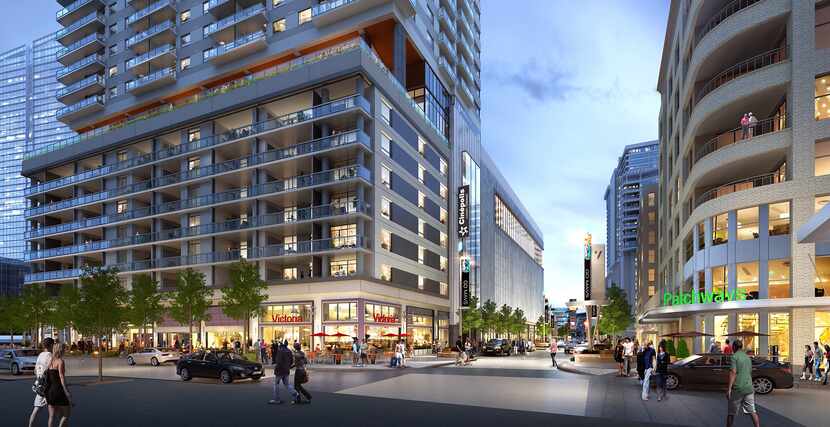 A new high-rise under construction in Victory Park will add a 750-seat cinema, 20,000 square...