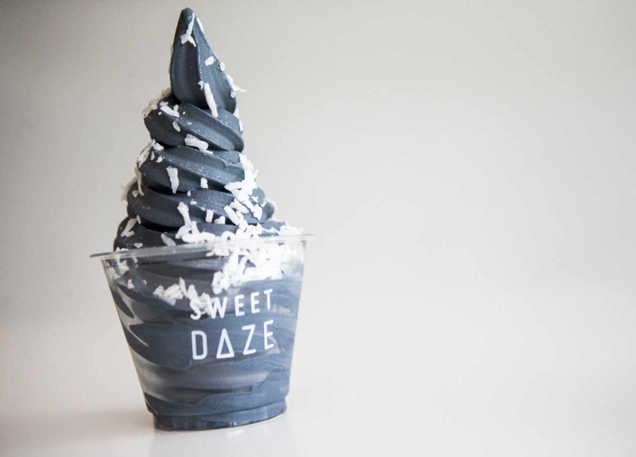 Black velvet ice cream at Sweet Daze Dessert Bar on Thursday, June 15, 2017, in Richardson,...