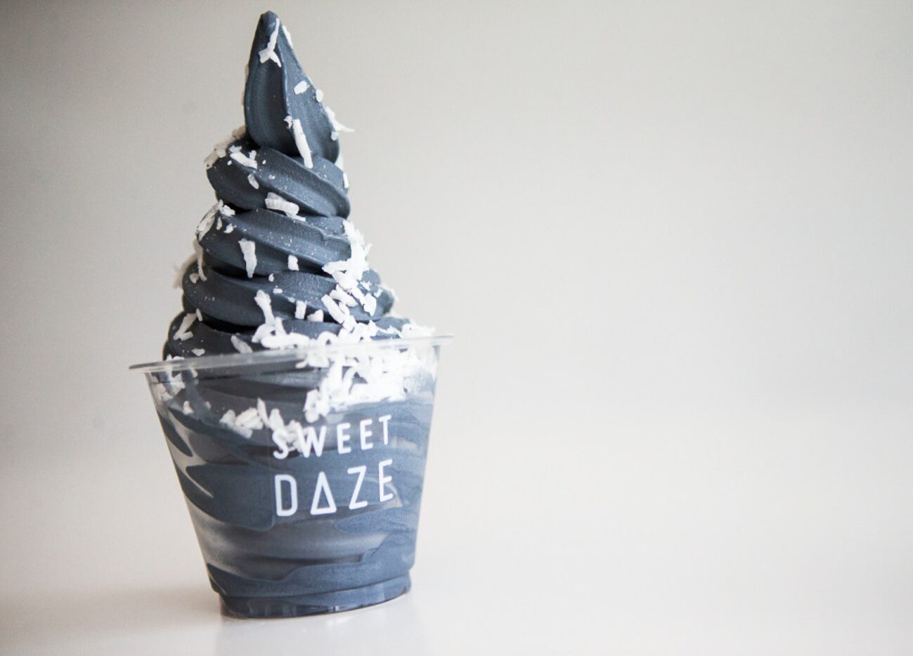 Black velvet ice cream at Sweet Daze Dessert Bar on Thursday, June 15, 2017, in Richardson,...