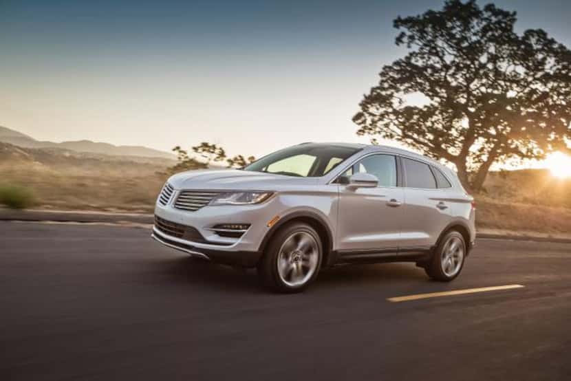 
The 2015 Lincoln MKC crossover makes good use of the Ford Escape’s nimble platform, which...