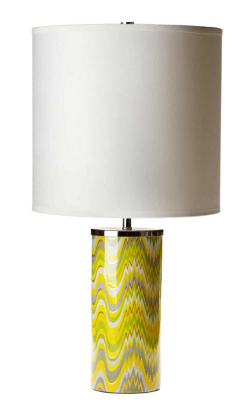 Flame Stitch patterns for home trend feature, photographed August 16, 2012. Jonathan Adler...