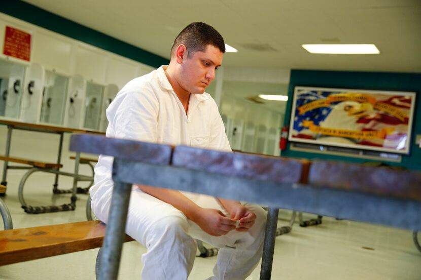 Enrique Arochi, shown here in the Texas Department of Criminal Justice's Robertson Unit in...