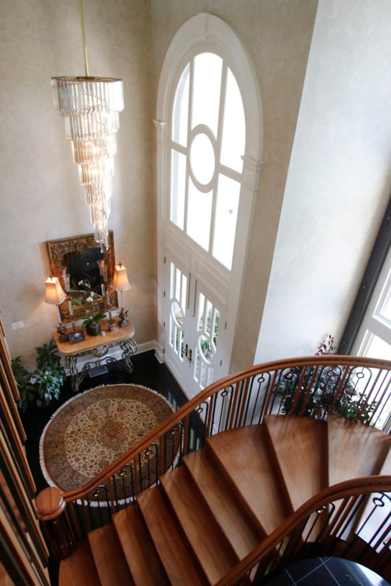 The foyer in the home of former Dallas Cowboys running back Emmitt Smith and Pat Smith in...