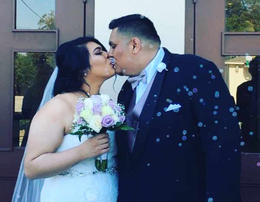 Juanita Sánchez y Félix Aguirre lograron cumplir su sueño de casarse por la iglesia luego de...
