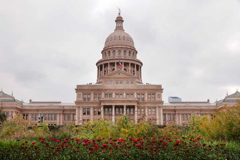 A north side, exterior view of the Texas State Capitol in Austin, Texas, Thursday, December...