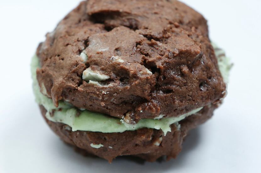 Double Mint Chocolate Chip Sandwiches made by 
Jonathan Grossfeld 