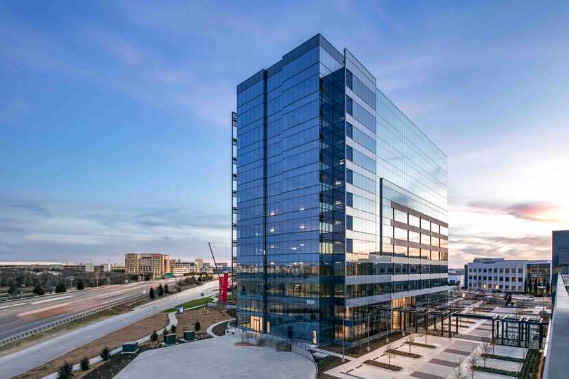 The 3201 Dallas Parkway tower is the latest addition to Frisco's Hall Park.