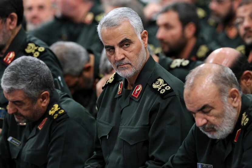 Fotografía de 2016 del general Qassim Soleimani, líder de la Guardia Revolucionaria de Irán.