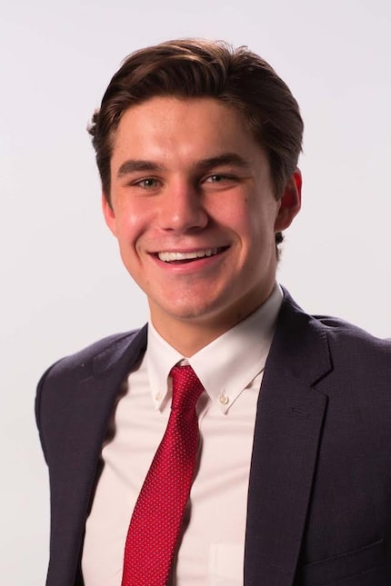 Austin Hickle, student body vice president at Southern Methodist University, who organized...