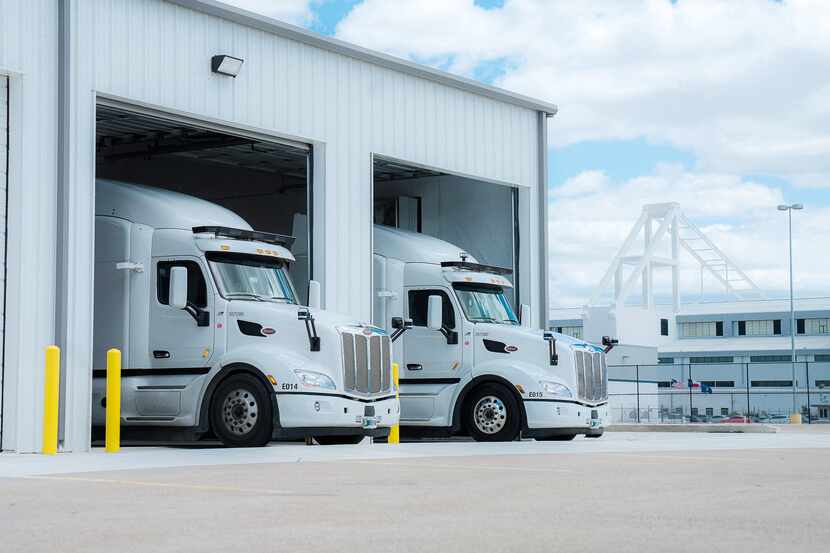 TuSimple's new autonomous trucking facility at Alliance Airport was recently completed and...