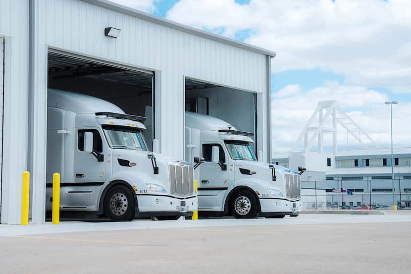 TuSimple's new autonomous trucking facility at Alliance Airport was recently completed and...