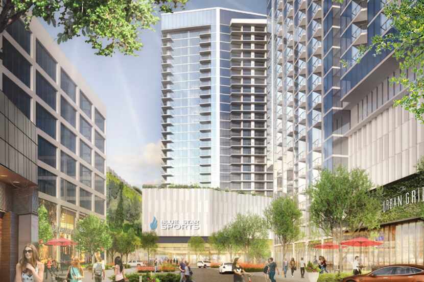 The first phase of The Crossing development near SMU includes a residential tower with more...